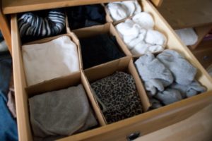 Divided drawer