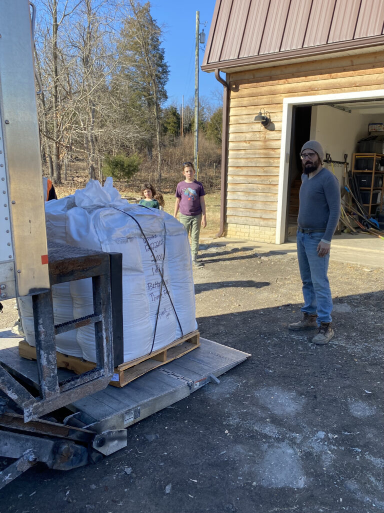 Chicken feed tote